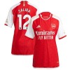 Maillot de Supporter Arsenal 2023-24 Saliba 12 Domicile Pour Femme